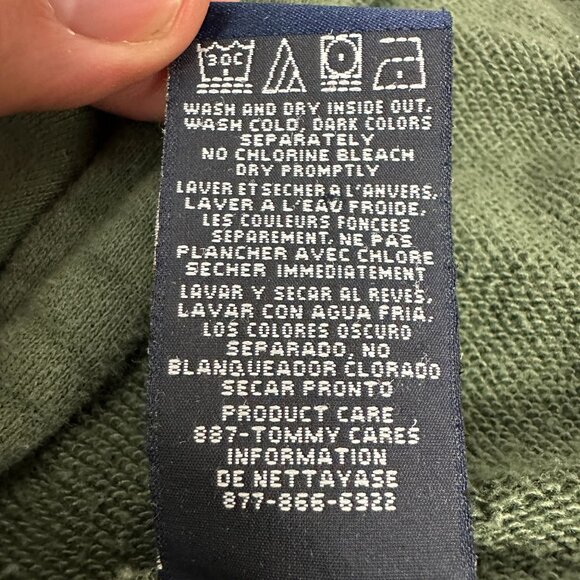 Tommy Jeans Womens Green Hoodie Size Large - Picture 4 of 5